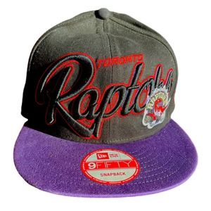 New Era 9FIFTY Snapback Trucker Hat Toronto Raptors NBA Embroidered Patches NWT